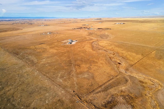 drone / aerial view featuring a rural view