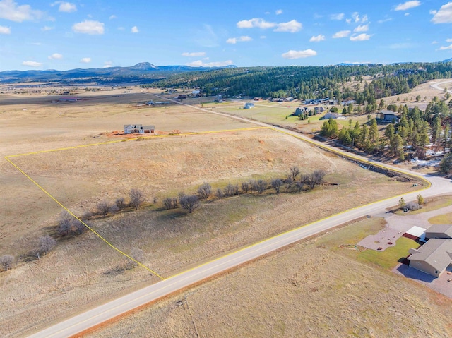 view of aerial view