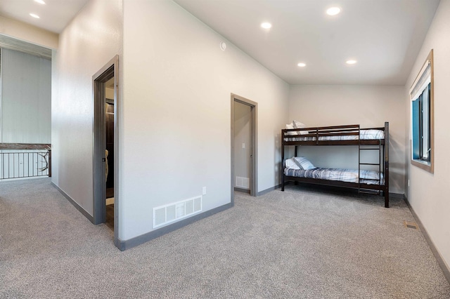 unfurnished bedroom featuring carpet