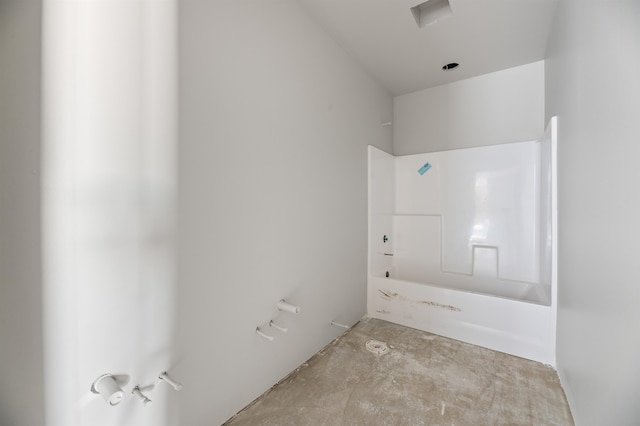 bathroom featuring concrete floors