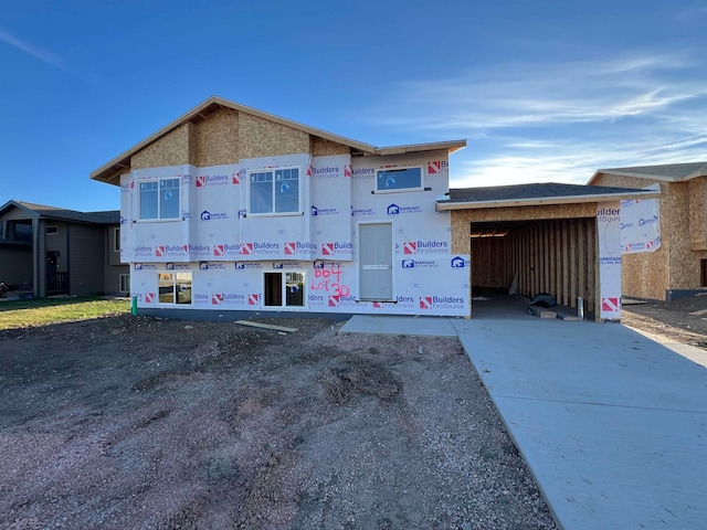 view of property in mid-construction