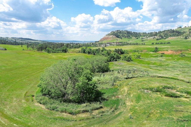 view of mountain feature featuring a rural view