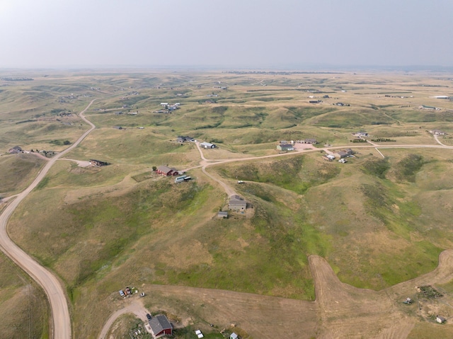 bird's eye view featuring a rural view