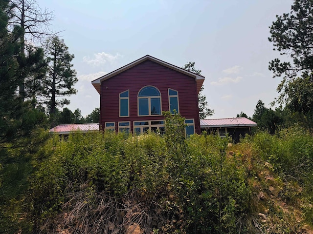 view of rear view of property