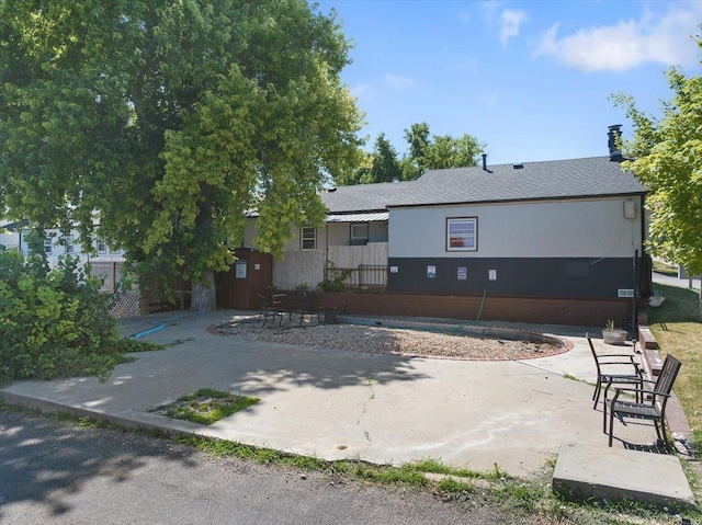 view of rear view of house