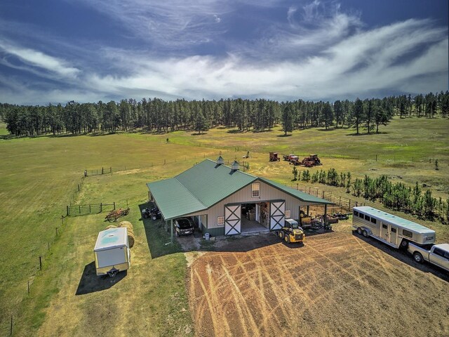 view of stable