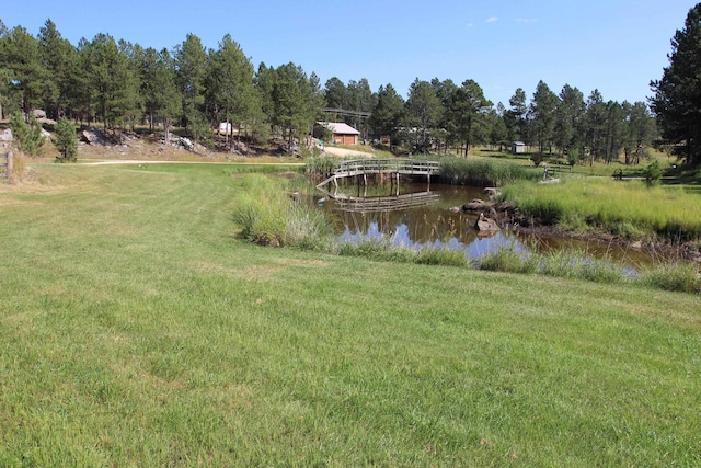 view of water feature