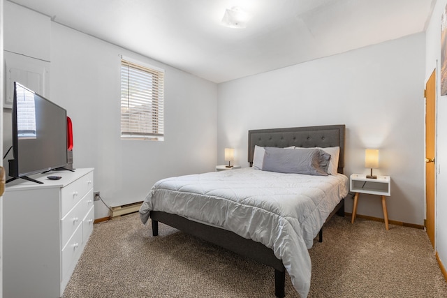 2334 S Davenport St, Sturgis, SD 57785 - carpeted bedroom with baseboards and a baseboard radiator
