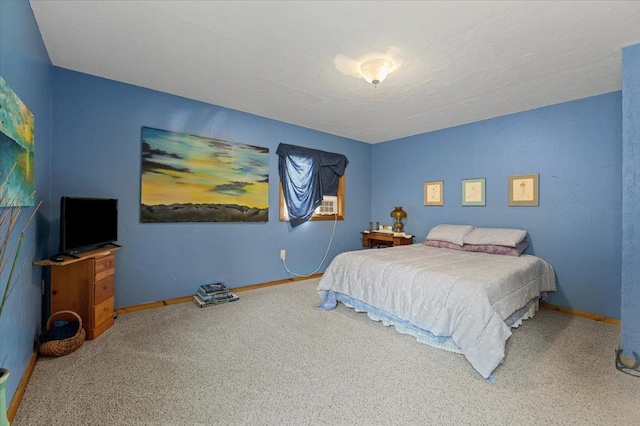 bedroom with carpet flooring