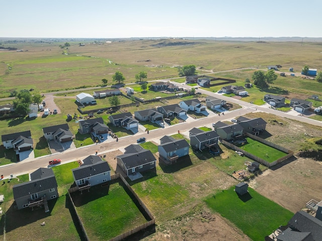 drone / aerial view featuring a rural view