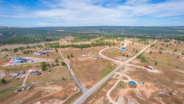 aerial view featuring a rural view