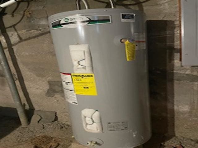 utilities featuring gas water heater