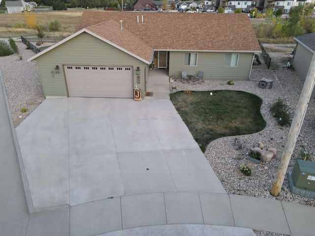 view of ranch-style house