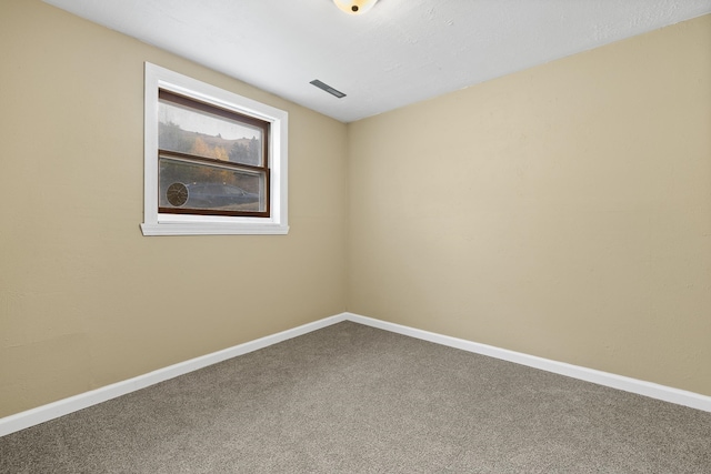 empty room with carpet floors