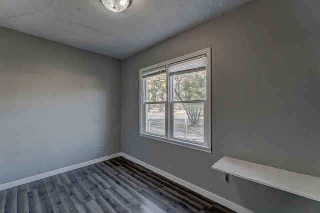 empty room featuring hardwood / wood-style floors