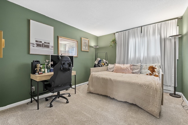 bedroom with carpet flooring