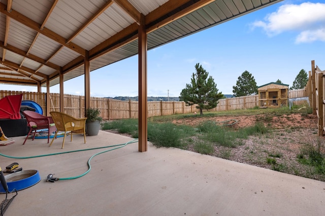 view of patio