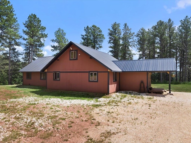 view of property exterior