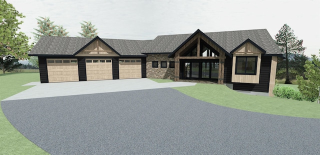 21385 Trailside Rd, Lead, SD 57754 - view of front of home featuring asphalt driveway and roof with shingles