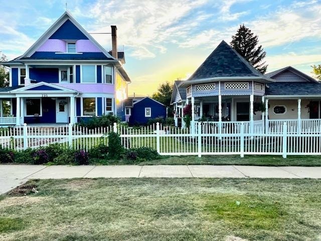 view of victorian house