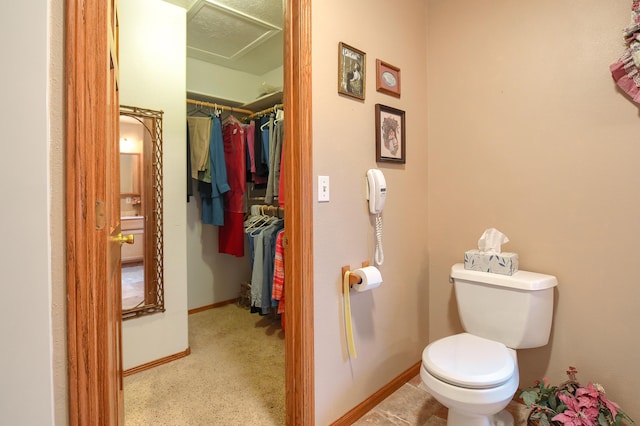 bathroom with toilet