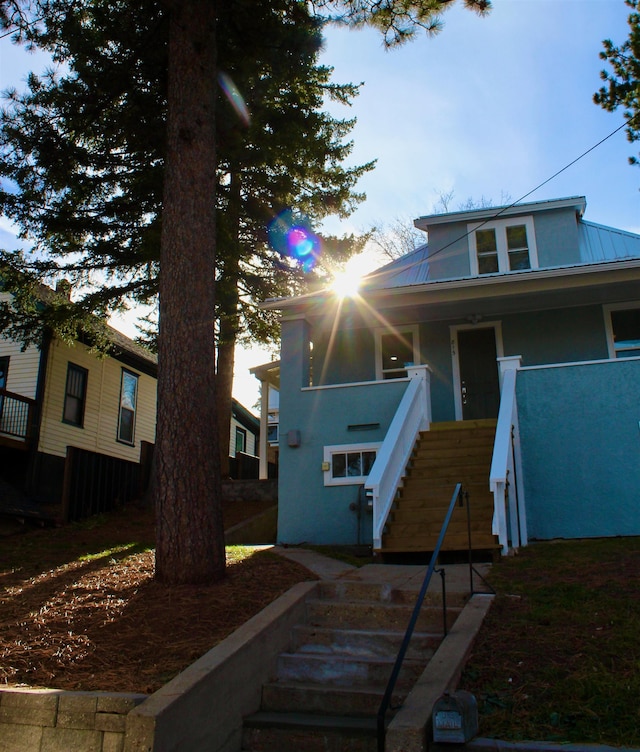 view of front of home