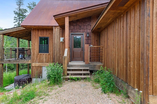 view of entrance to property