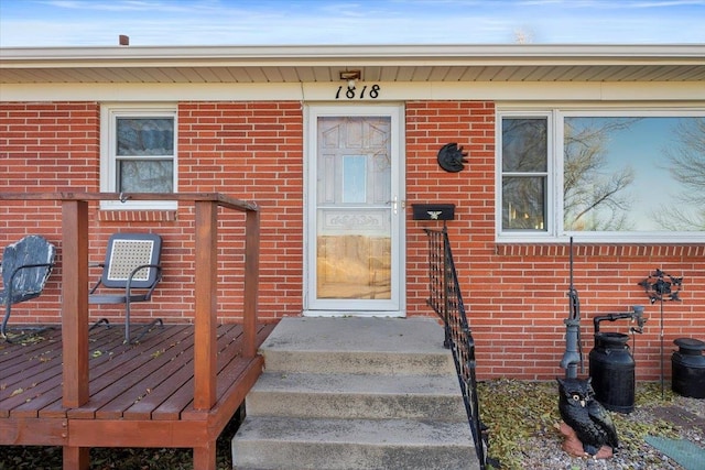 view of entrance to property