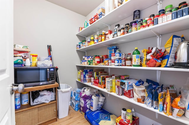 view of pantry