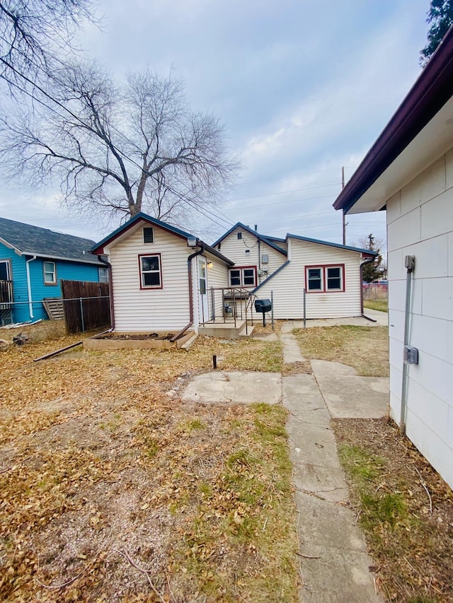 view of rear view of house