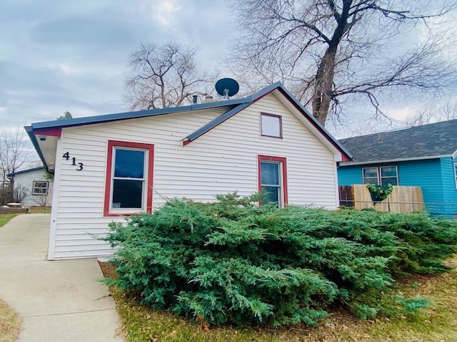 view of property exterior