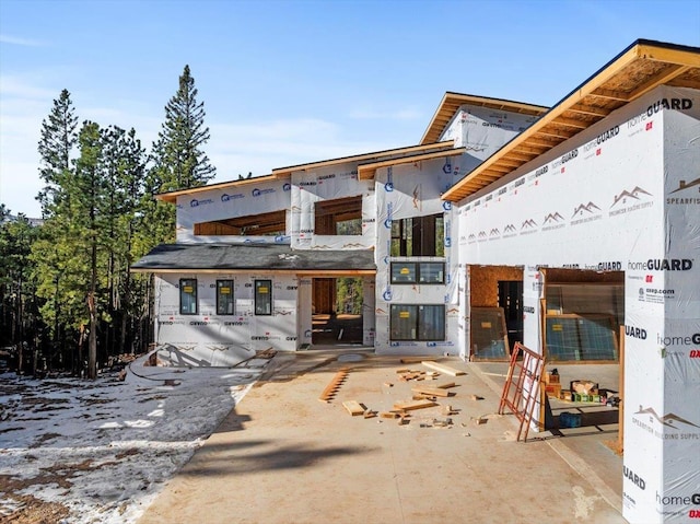 view of property under construction