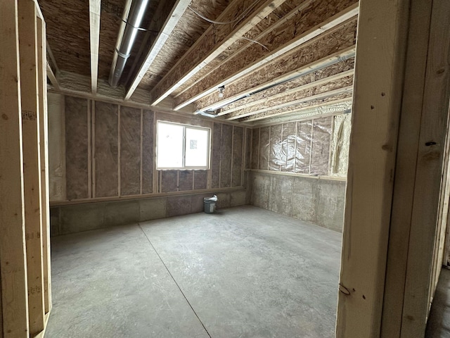 misc room with concrete floors