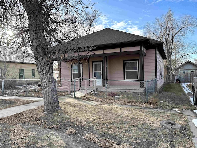 view of front of home