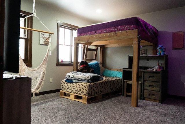 bedroom featuring carpet floors