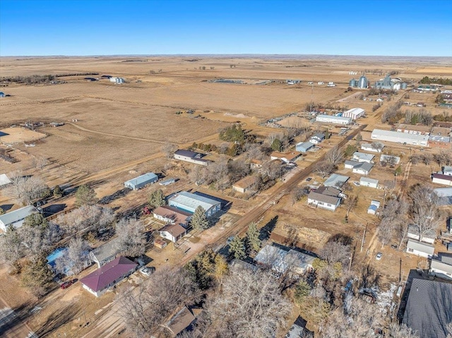 drone / aerial view featuring a rural view