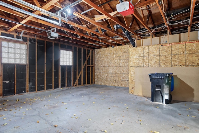 misc room featuring concrete floors