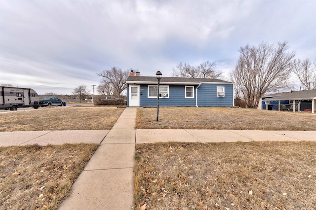 view of front of home