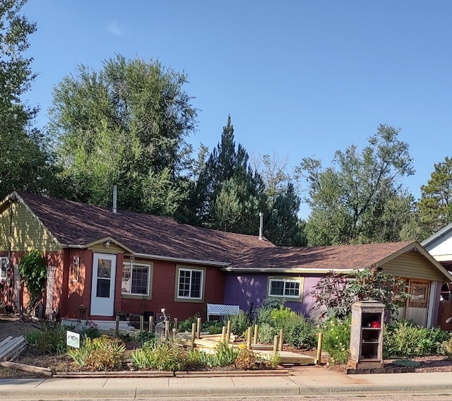 view of ranch-style home