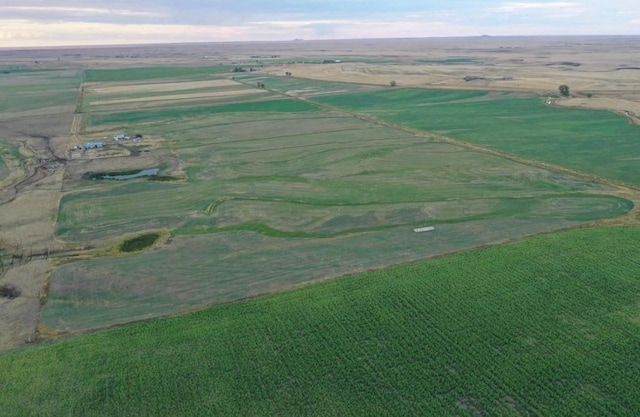 drone / aerial view featuring a rural view