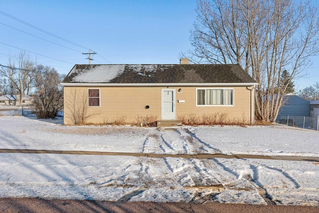 view of ranch-style house