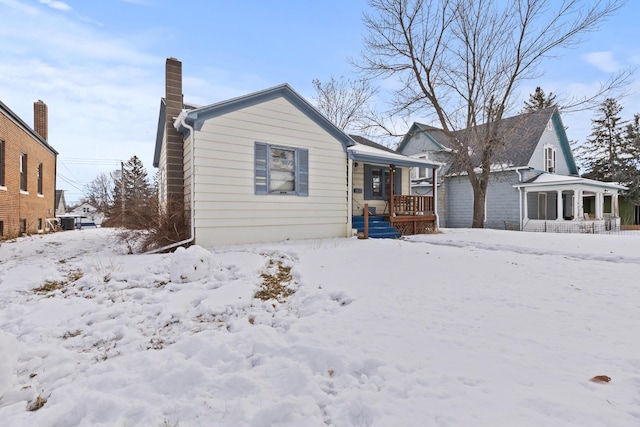 view of front of home