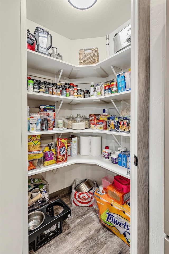 view of pantry