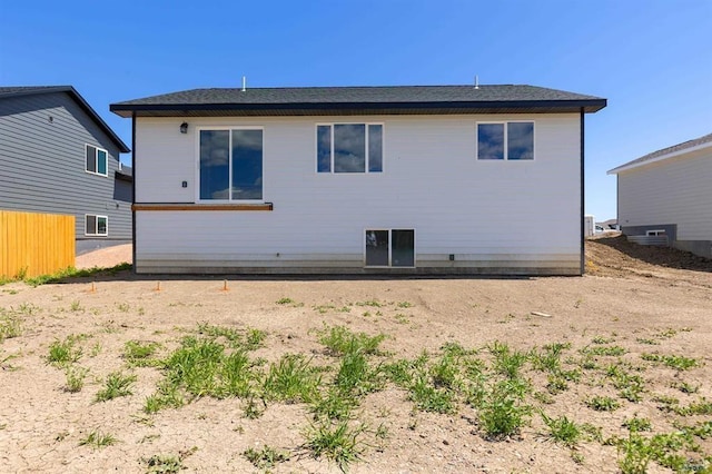 view of back of property