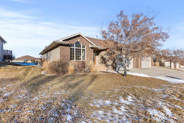 ranch-style house with a garage