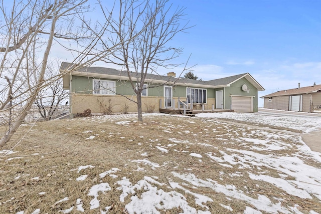 view of ranch-style house