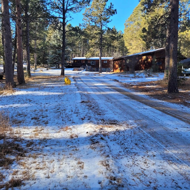 view of road