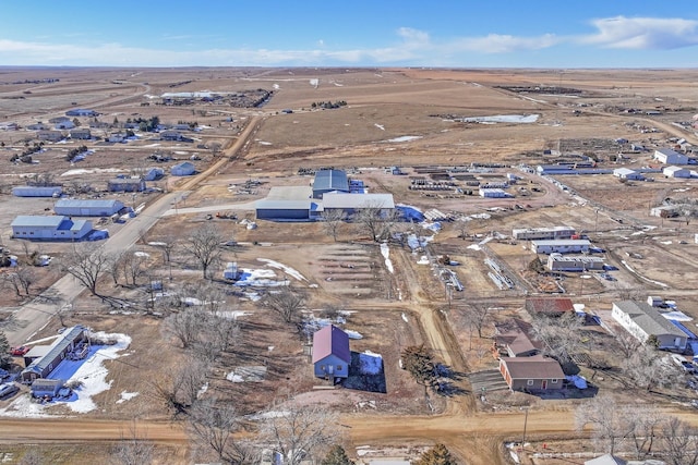 drone / aerial view featuring a rural view