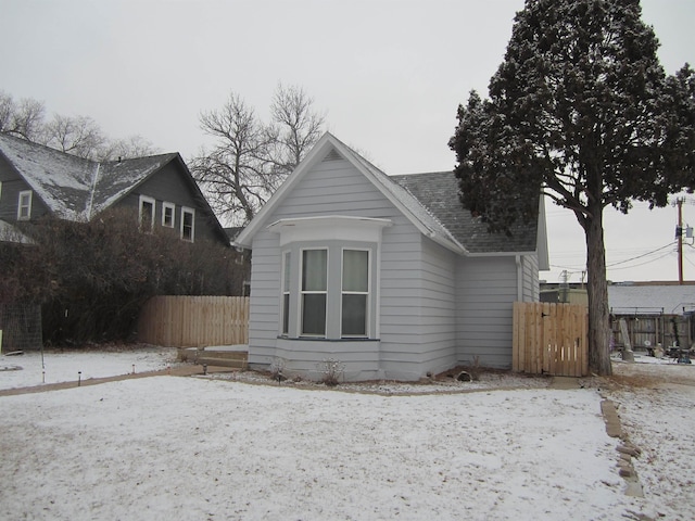 view of home's exterior