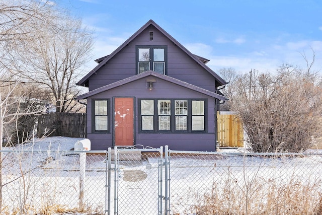 view of bungalow